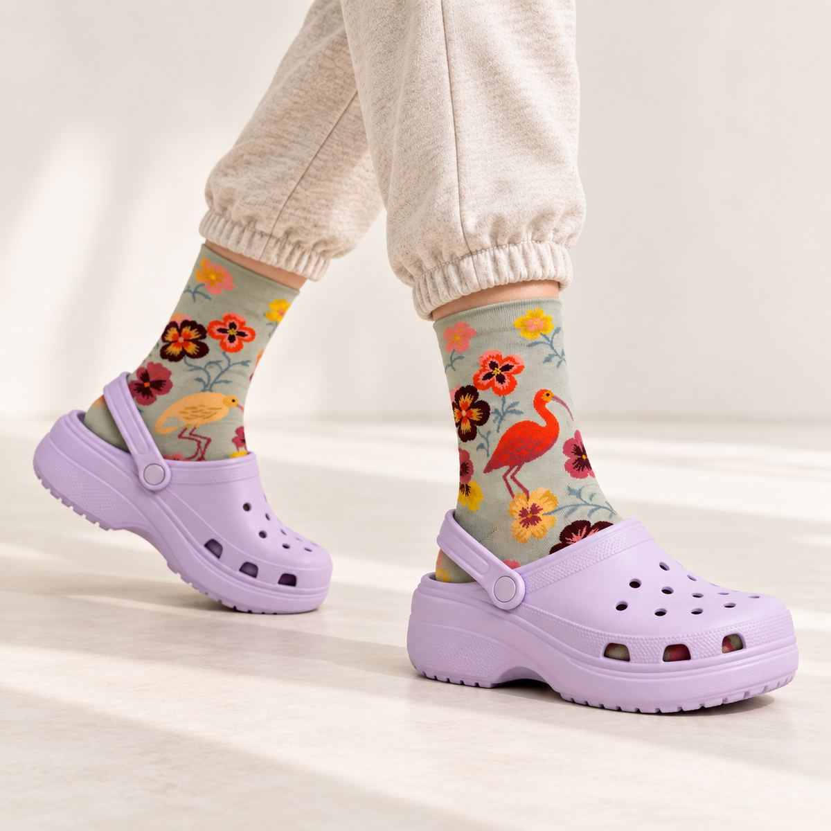 Ibis Garden Crew Socks